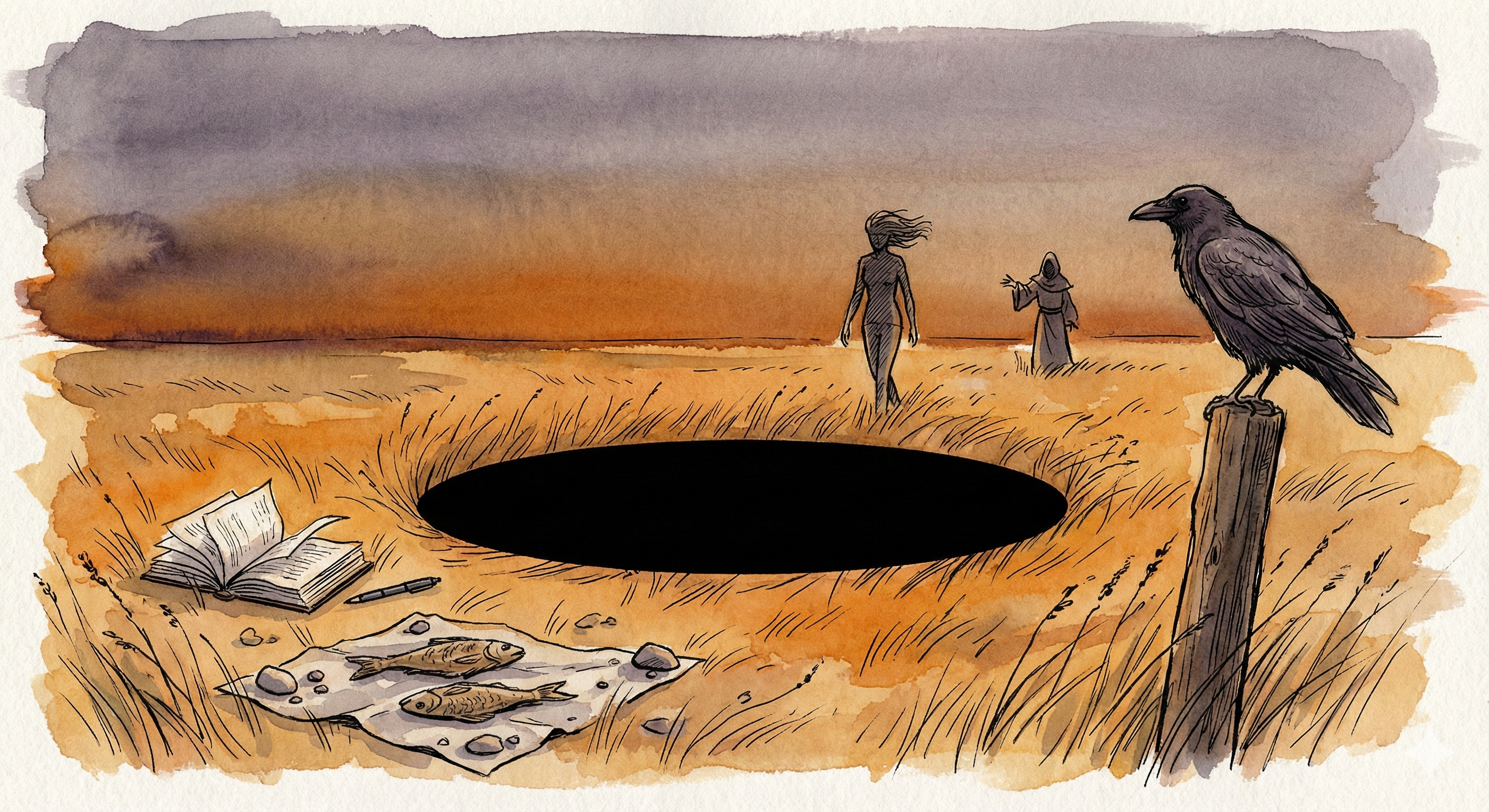 Nelphl's terminal observation at the Focal Meadow, Year 799